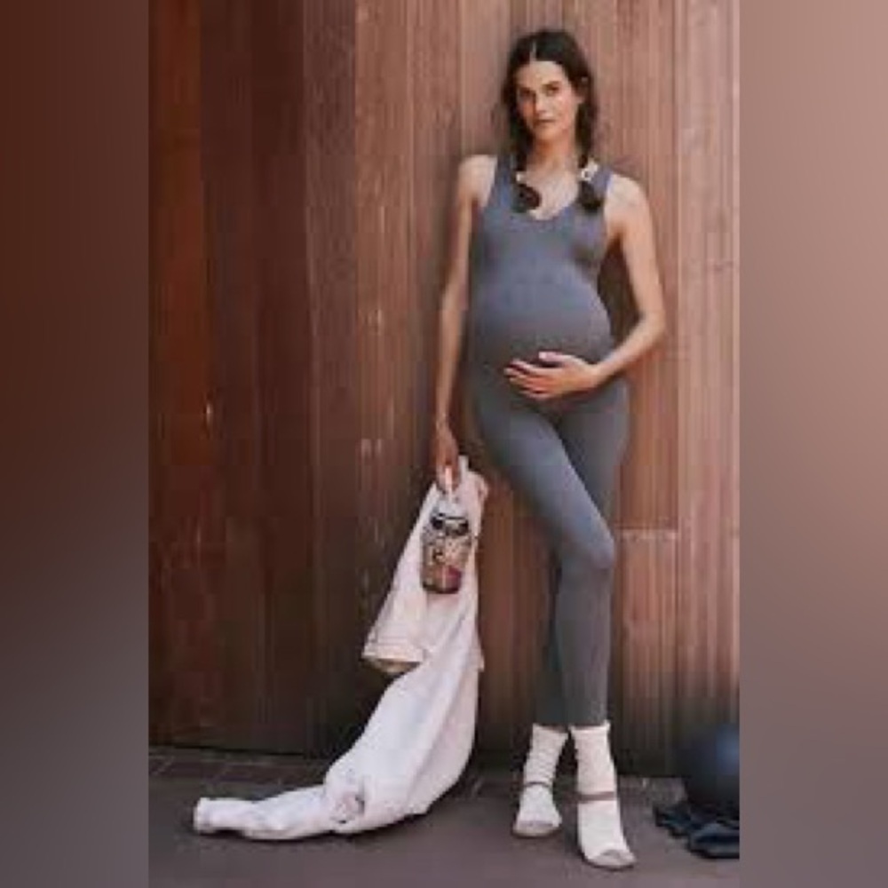 NWT NEW Free People Movement x Hatch never better onesie in grey